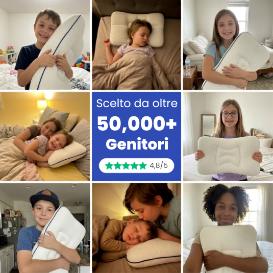 Piloo — Cuscino Posturale per Bambini